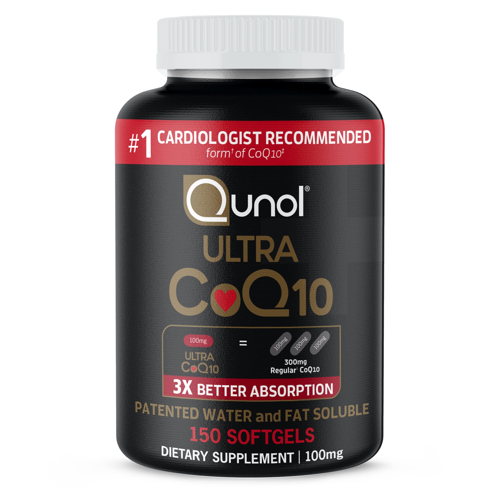 Foto 1 | Suplemento Qunol Ultra Coq10, 100 Mg, Cápsulas Blandas, 150 Unidades - Venta Internacional.