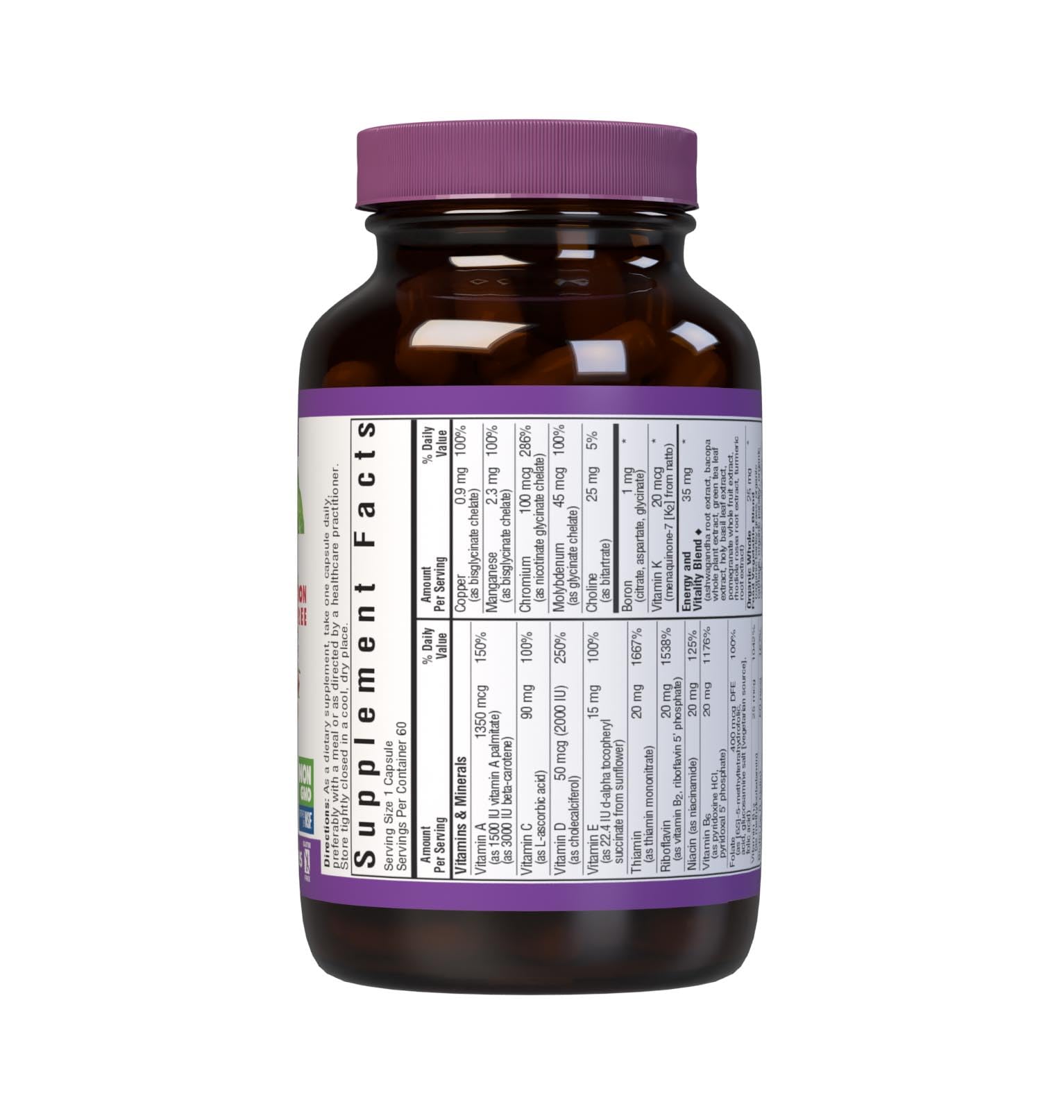 Foto 2 | Suplemento Bluebonnet Nutrition Maxi One 60 Cápsulas - Venta Internacional.