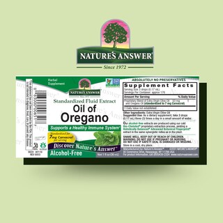 Foto 2 | Suplemento De Extracto De 30 Ml De Aceite De Hoja De Orégano De Nature's Answer - Venta Internacional.