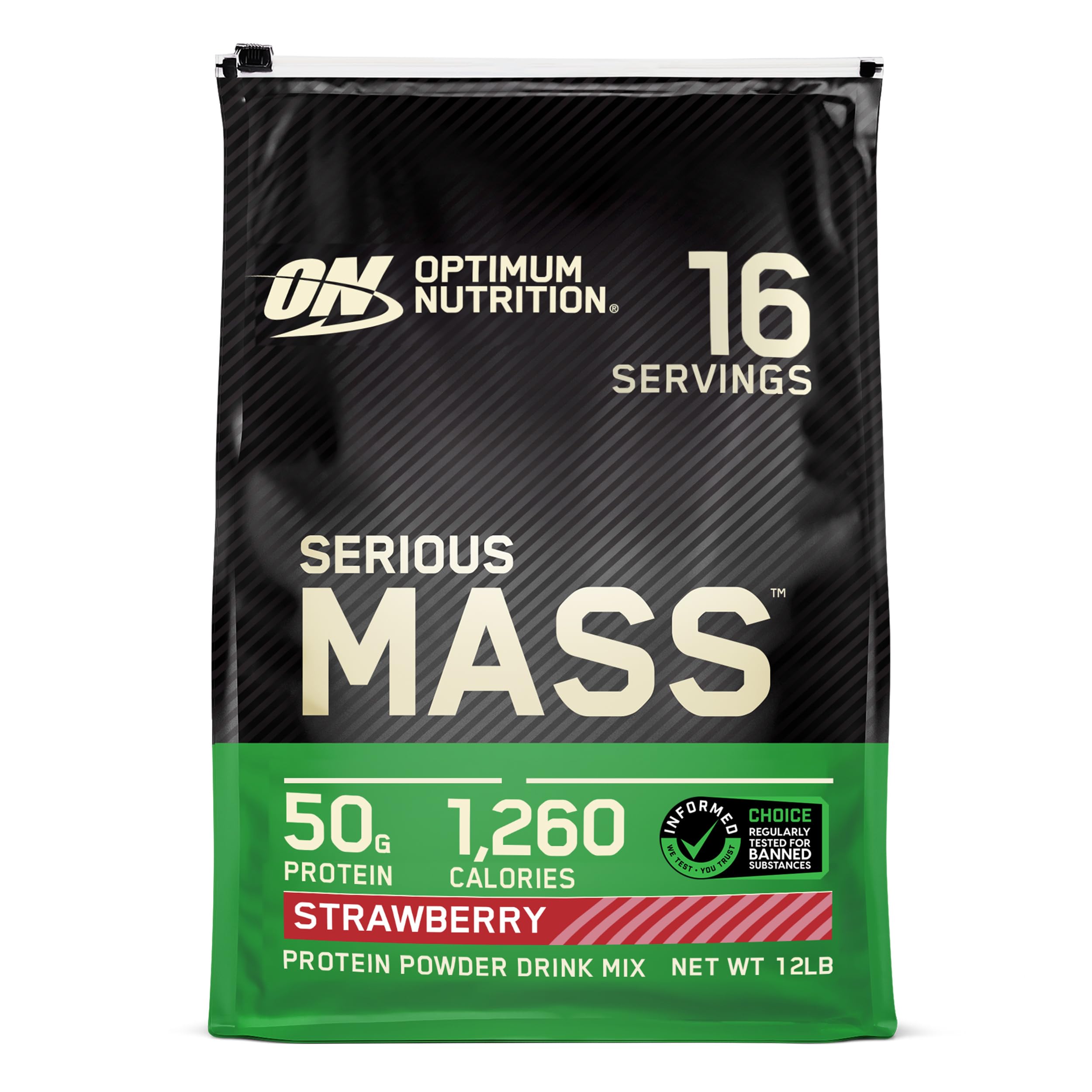 Foto 2 pulgar | Proteína En Polvo Para Ganar Peso Optimum Nutrition Serious Mass - Venta Internacional.