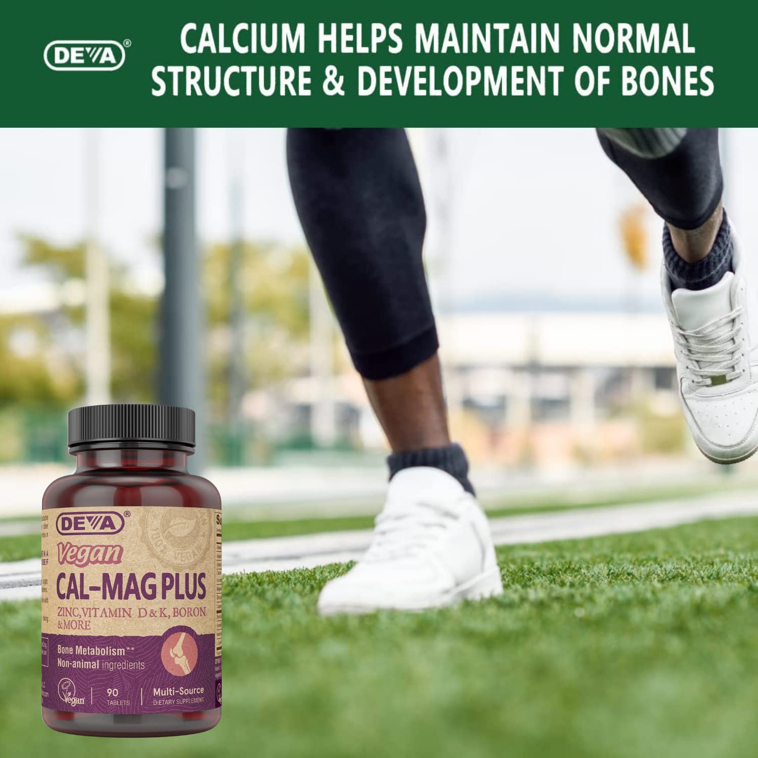 Foto 8 pulgar | Suplemento Deva Vegan Cal Mag Plus Con Calcio Y Magnesio 90 Comprimidos - Venta Internacional.