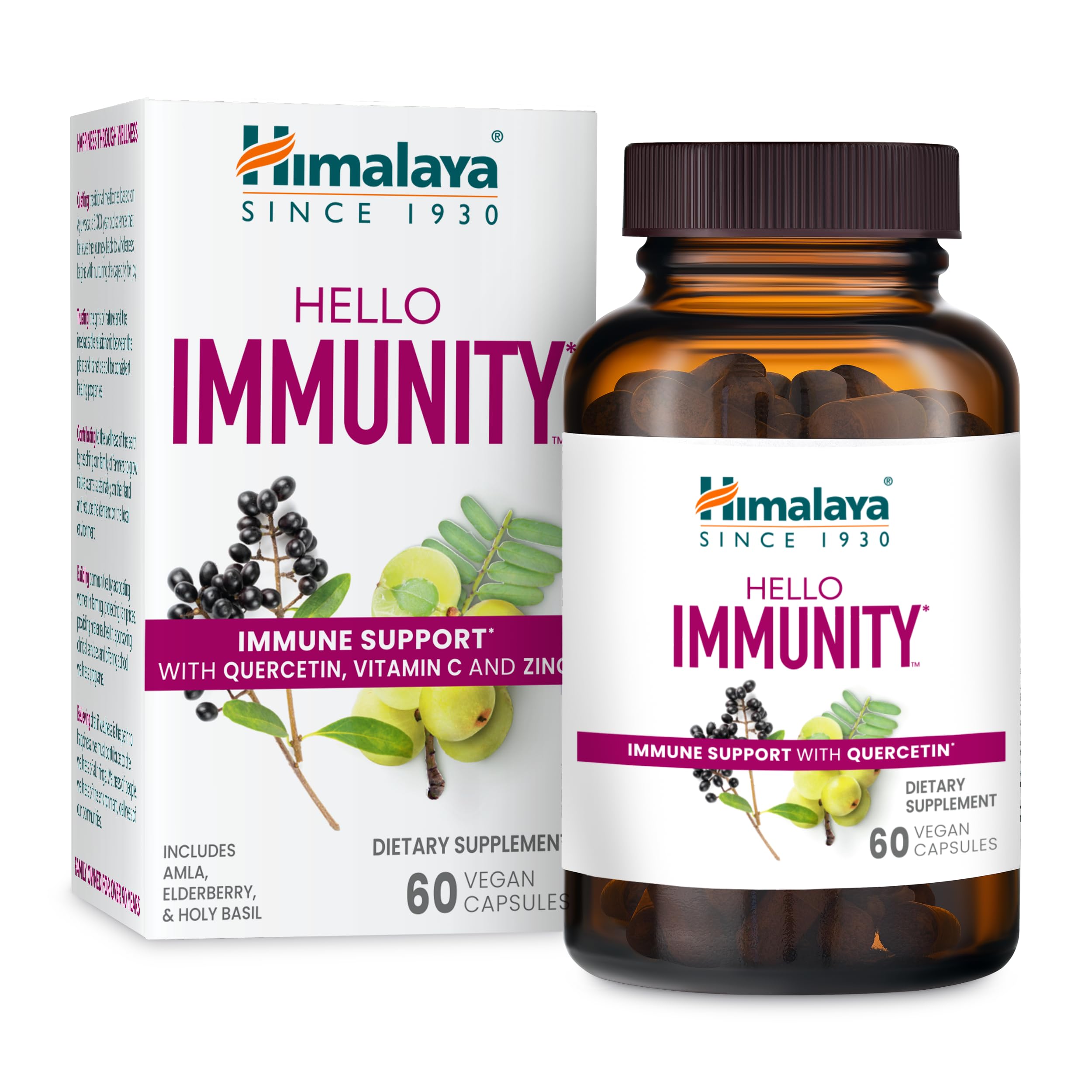 Suplementos Himalaya Hello Immunity 60 Cápsulas - Venta Internacional.