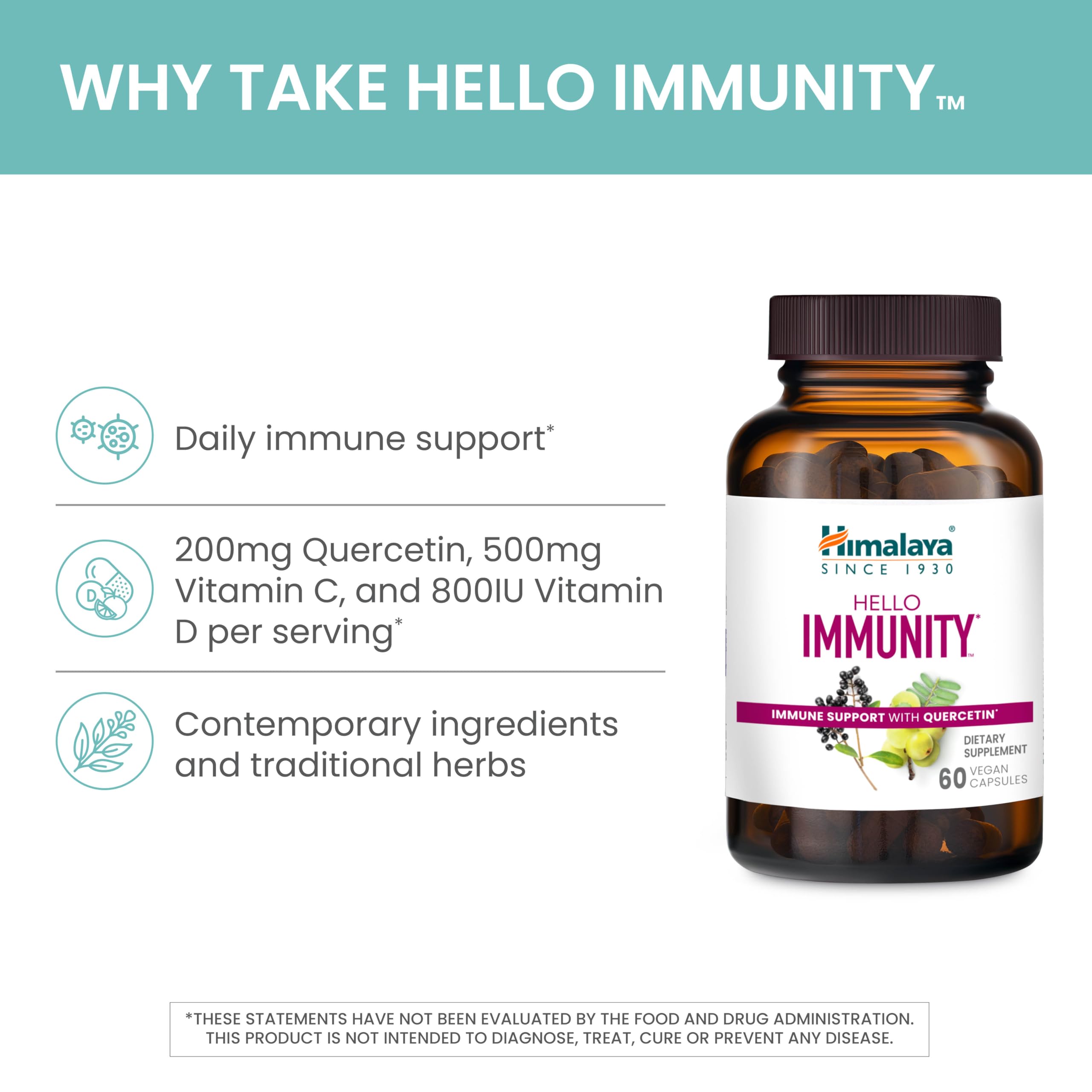 Foto 5 pulgar | Suplementos Himalaya Hello Immunity 60 Cápsulas - Venta Internacional.