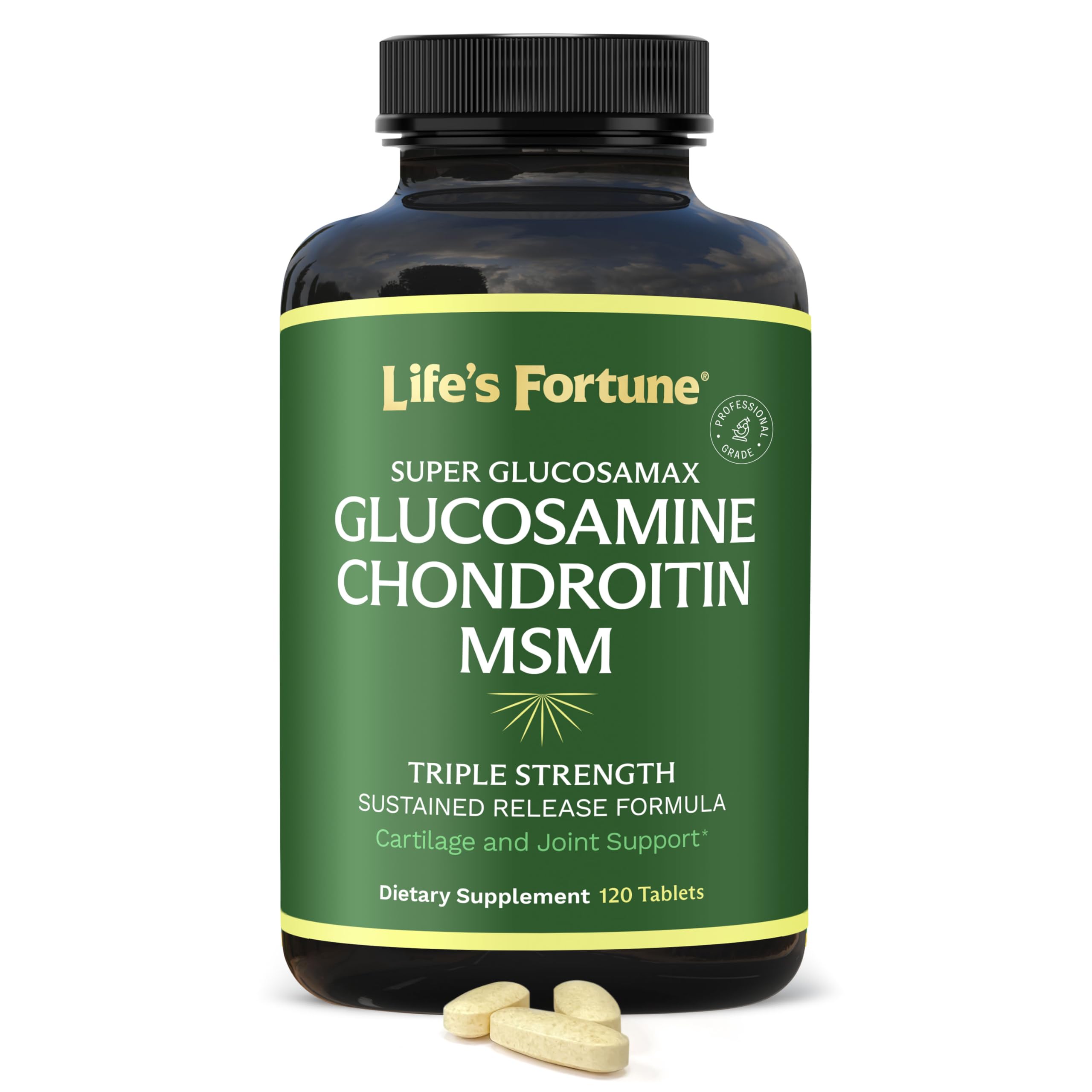 Foto 2 pulgar | Complementa Life's Fortune Glucosamax 1000 Mg Con Vitamina C 120 Tabletas - Venta Internacional.