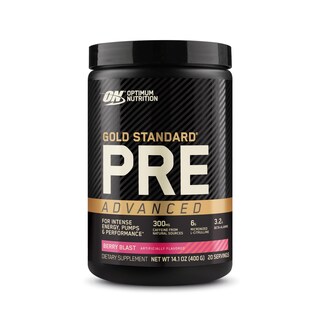 Foto 1 | Optimum Nutrition Gold Standard Advanced, 20 Dosis, Antes Del Entrenamiento - Venta Internacional.