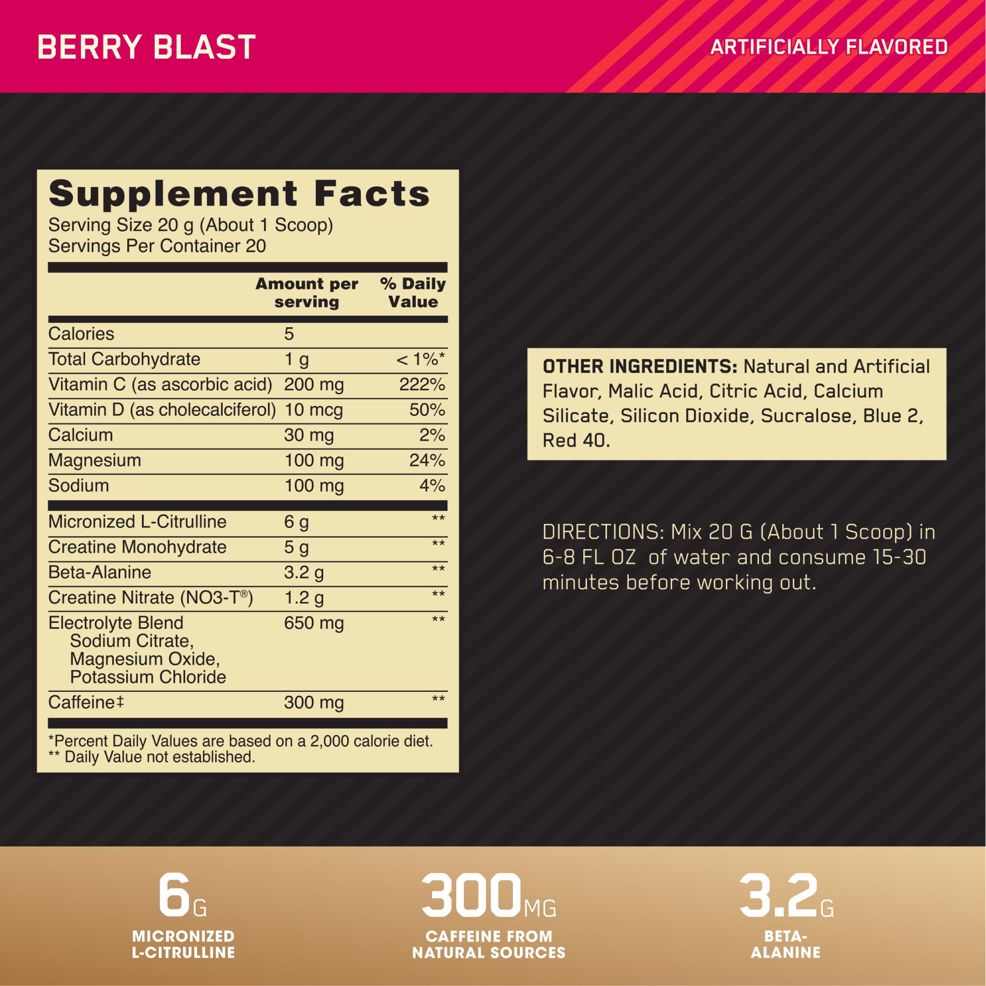 Foto 4 pulgar | Optimum Nutrition Gold Standard Advanced, 20 Dosis, Antes Del Entrenamiento - Venta Internacional.