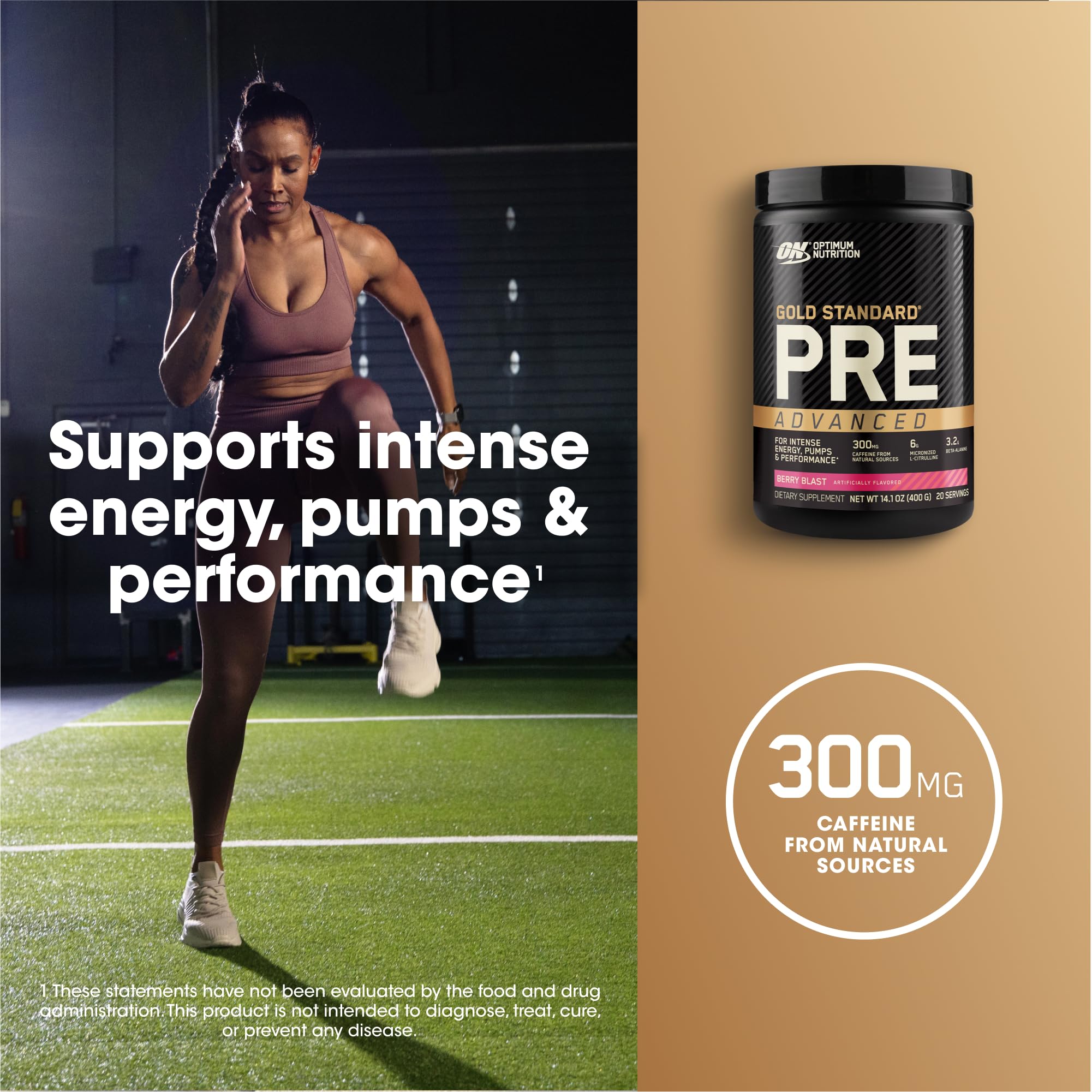 Foto 5 pulgar | Optimum Nutrition Gold Standard Advanced, 20 Dosis, Antes Del Entrenamiento - Venta Internacional.