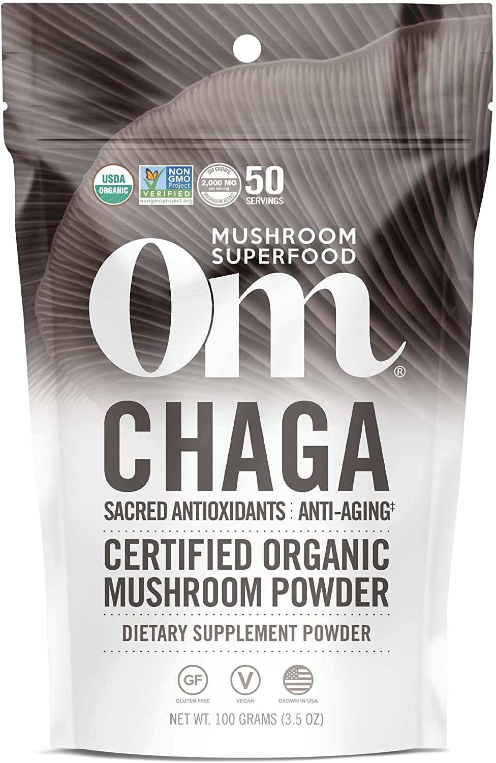 Foto 1 | Suplemento Om Mushroom Superfood Chaga En Polvo 100 G - Venta Internacional.