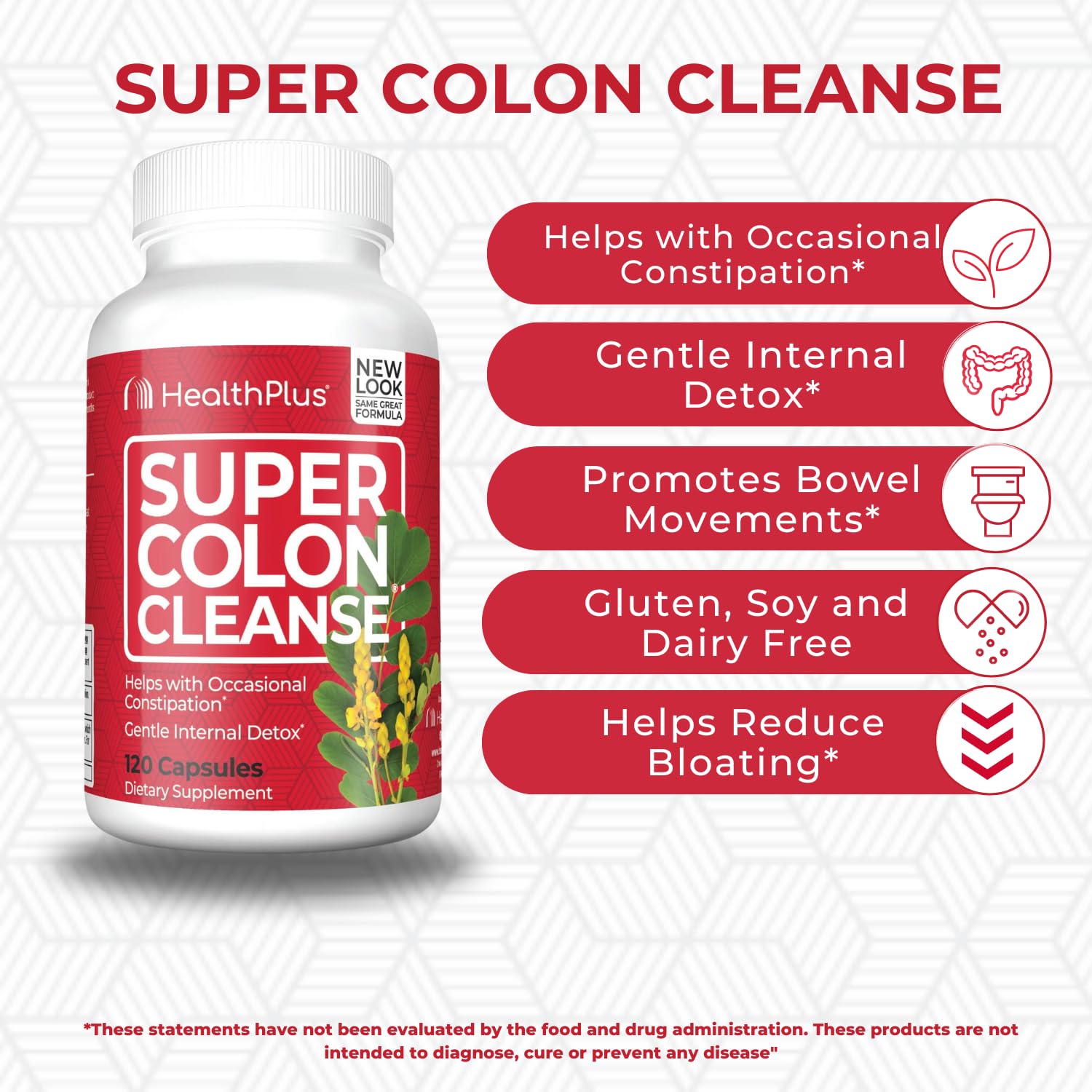 Foto 6 pulgar | Colon Cleanse Health Plus Super 10 Day Detox 120 Cápsulas - Venta Internacional.