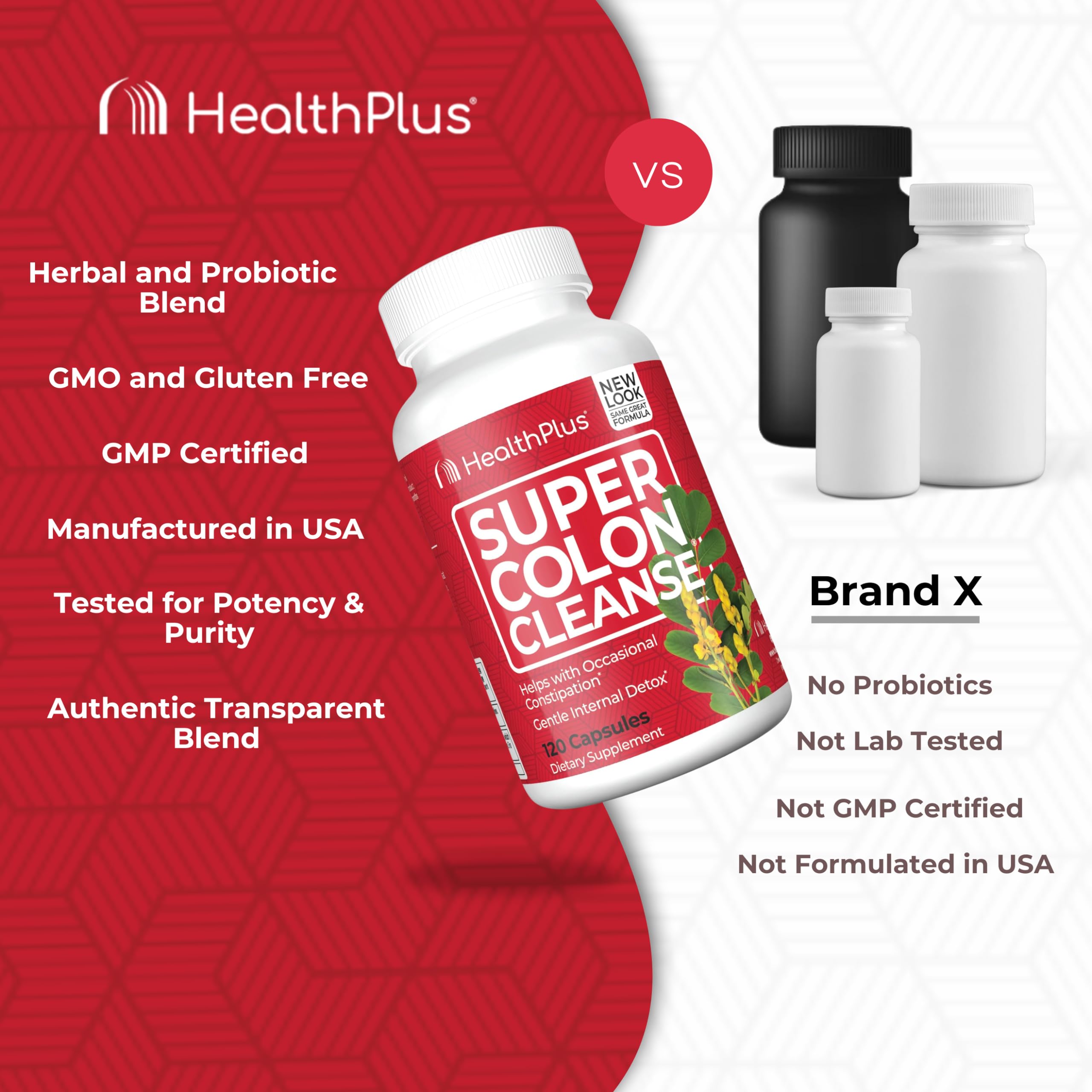 Foto 8 pulgar | Colon Cleanse Health Plus Super 10 Day Detox 120 Cápsulas - Venta Internacional.