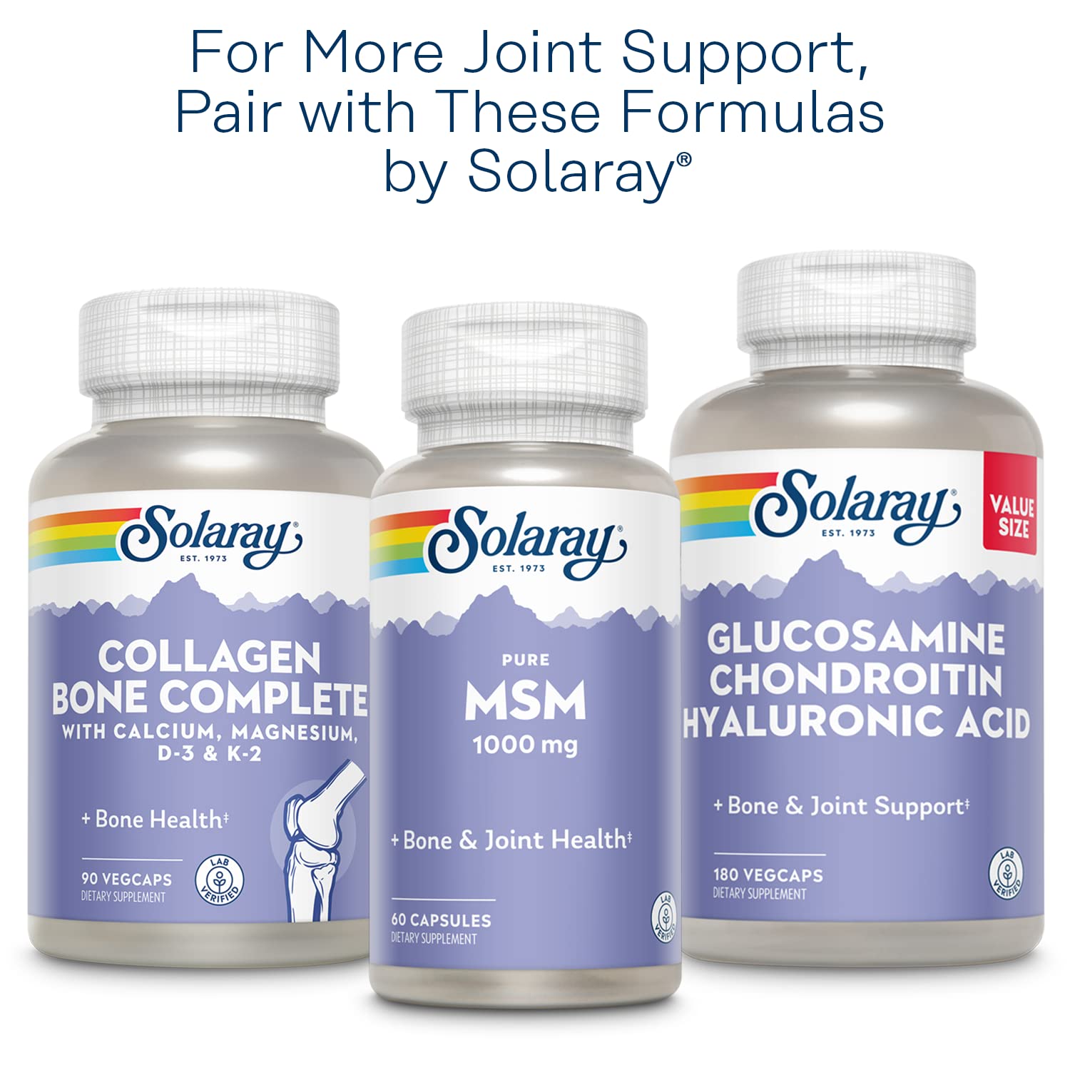 Foto 8 pulgar | Suplemento Solaray De Sulfato De Glucosamina 1500 Mg Para La Salud De Las Articulaciones - Venta Internacional.