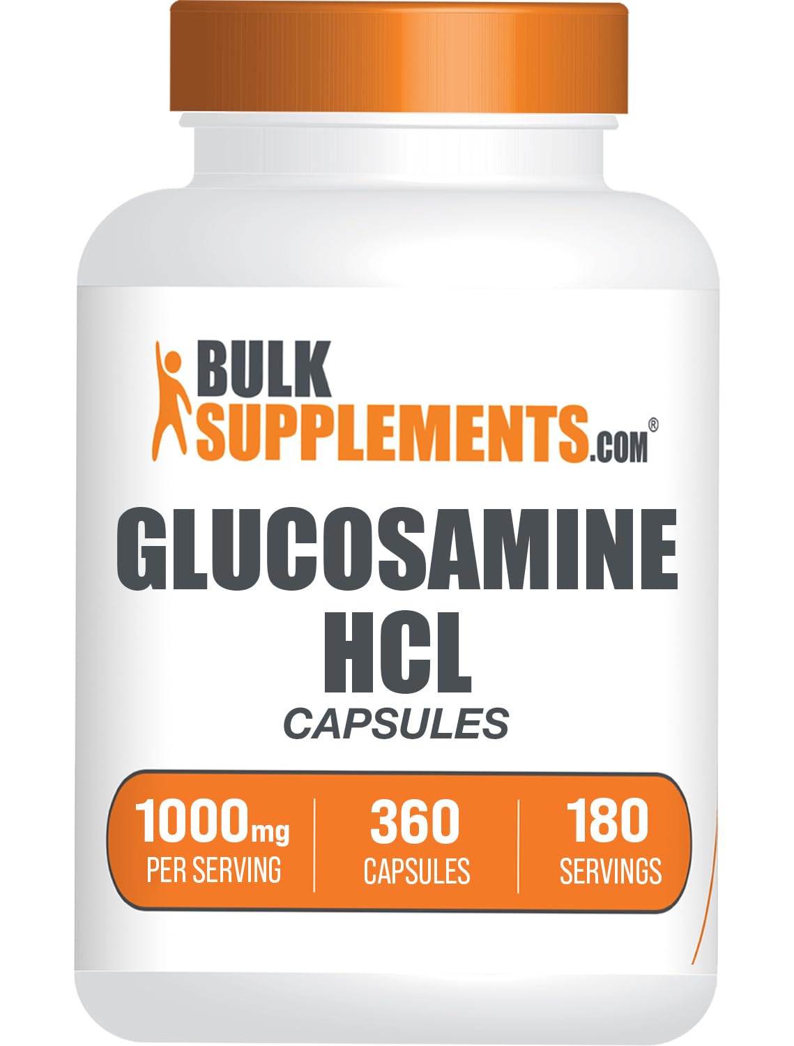 Foto 2 pulgar | Supplement Bulksupplements.com Glucosamina Hcl 1000 Mg 360 Cápsulas - Venta Internacional.