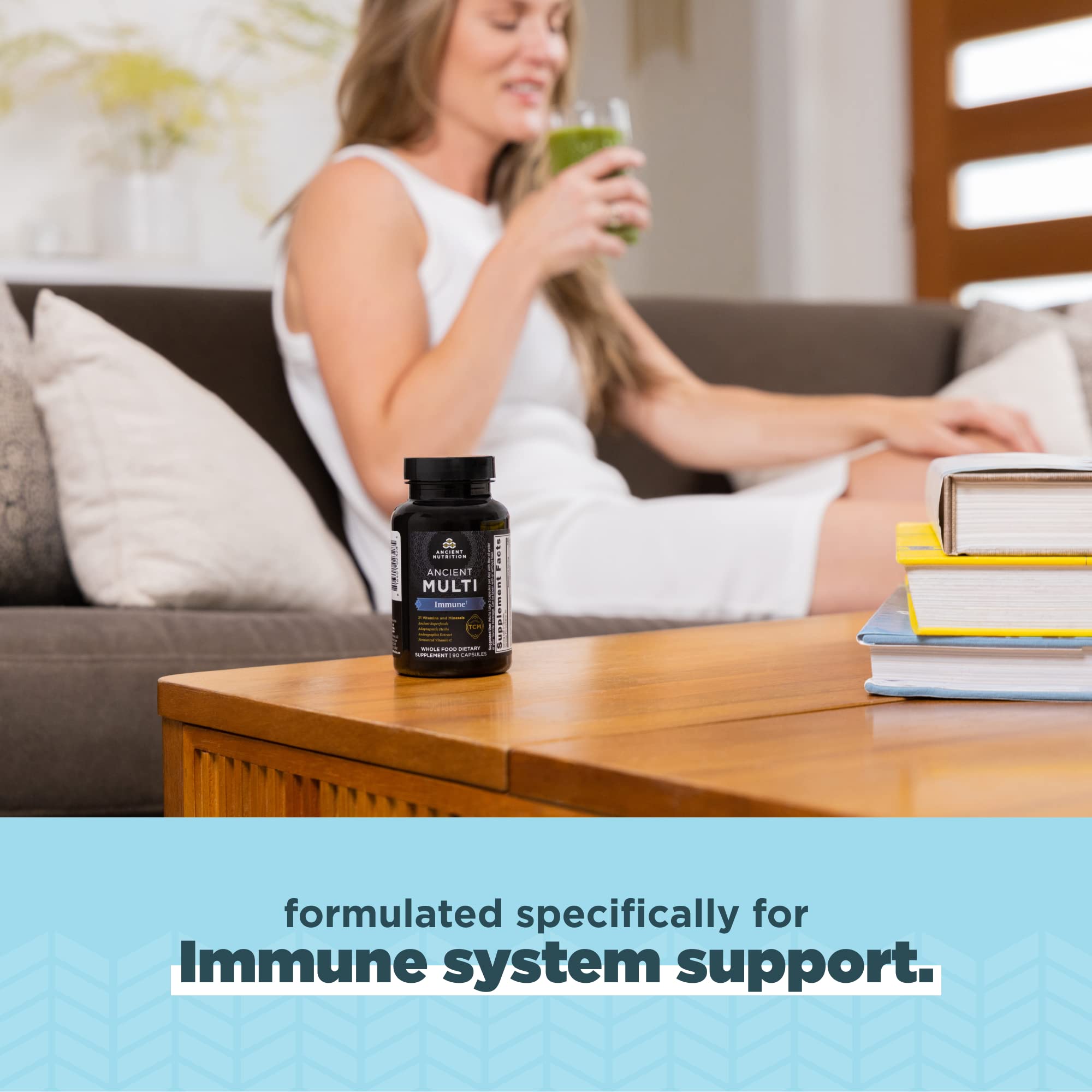 Foto 5 | Multivitamínico Ancient Nutrition Immune Support 90 Cápsulas - Venta Internacional.