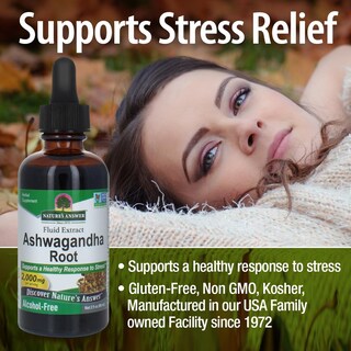 Foto 4 | Suplemento Nature's Answer De Raíz De Ashwagandha, 60 Ml - Venta Internacional.