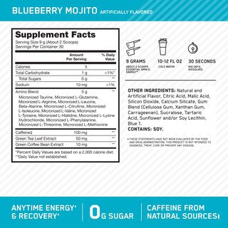 Foto 3 | Suplemento Optimum Nutrition Amino Energy, 30 Porciones - Venta Internacional.