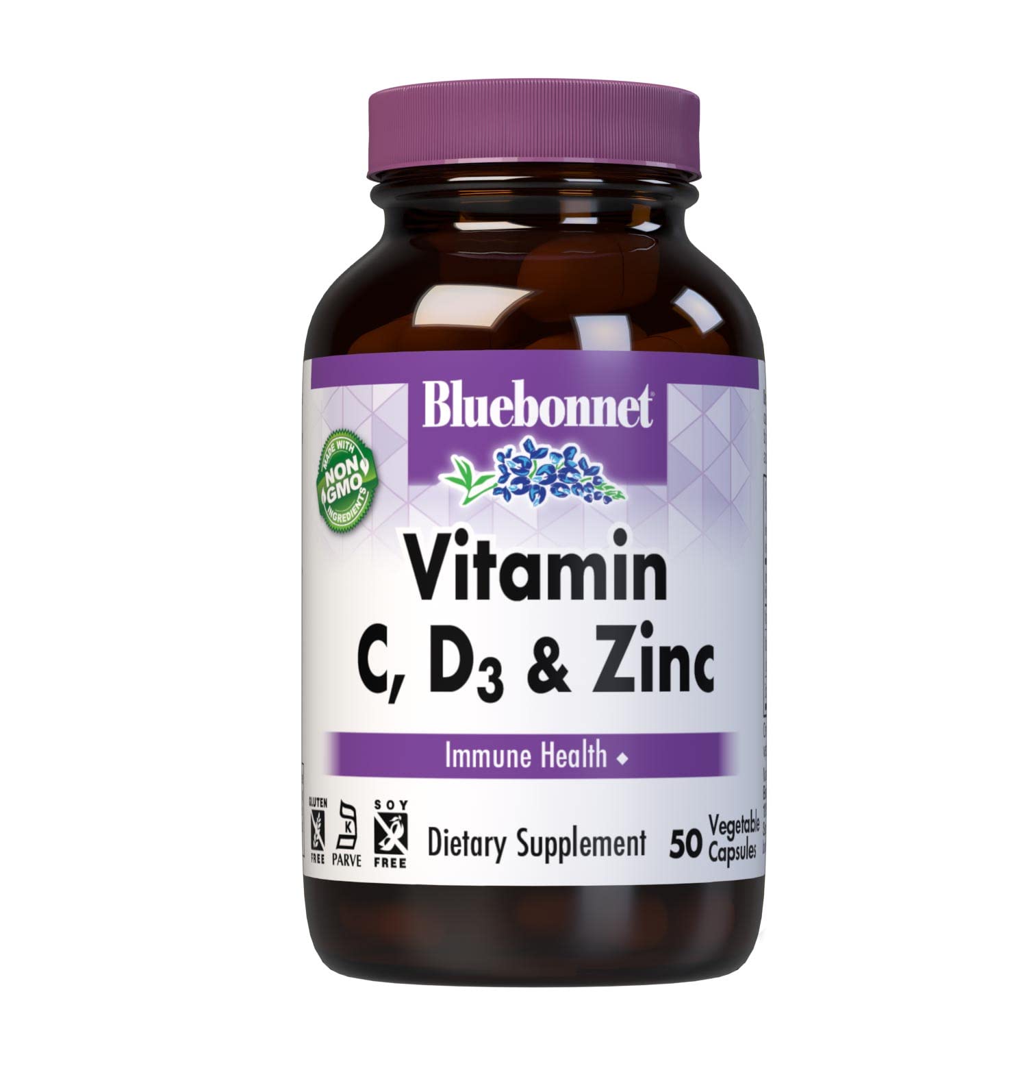 Foto 1 | Suplemento Bluebonnet Nutrition Con Vitamina C, D3 Y Zinc, 50 Cápsulas - Venta Internacional.