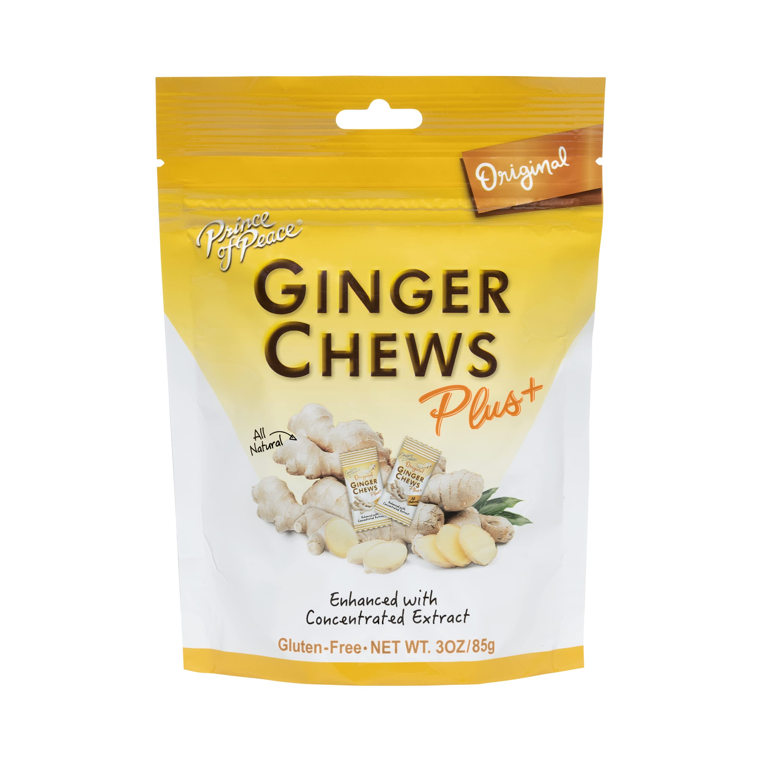 Foto 2 pulgar | Ginger Chew Prince Of Peace Original, Bolsa De 85 G, Ayuda Digestiva - Venta Internacional.