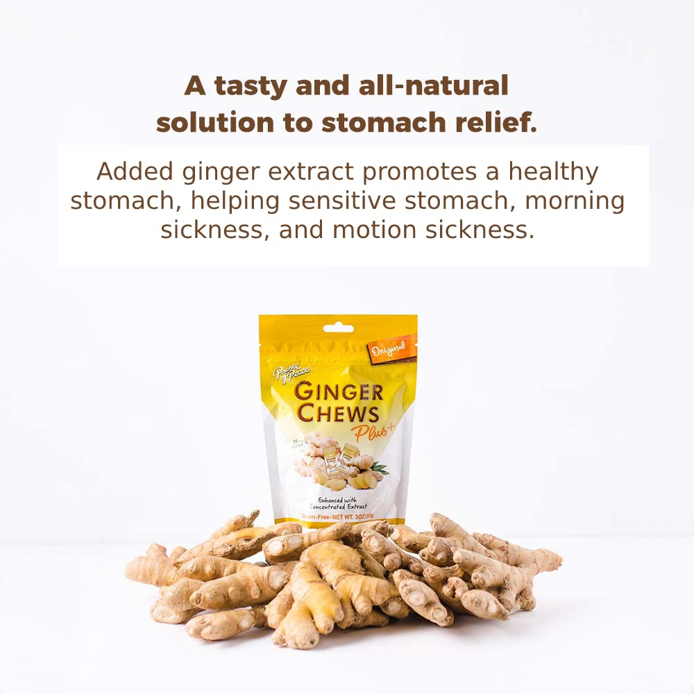 Foto 6 pulgar | Ginger Chew Prince Of Peace Original, Bolsa De 85 G, Ayuda Digestiva - Venta Internacional.