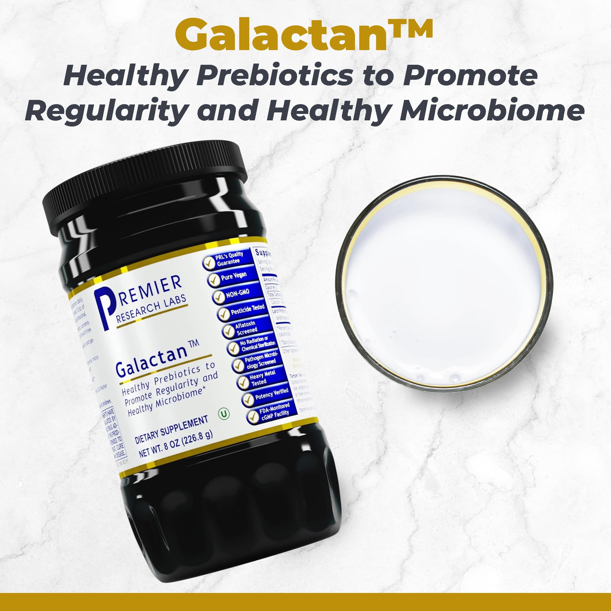 Foto 3 pulgar | Suplemento Premier Research Labs De Galactano, 240 Ml, 8 Onzas - Venta Internacional.