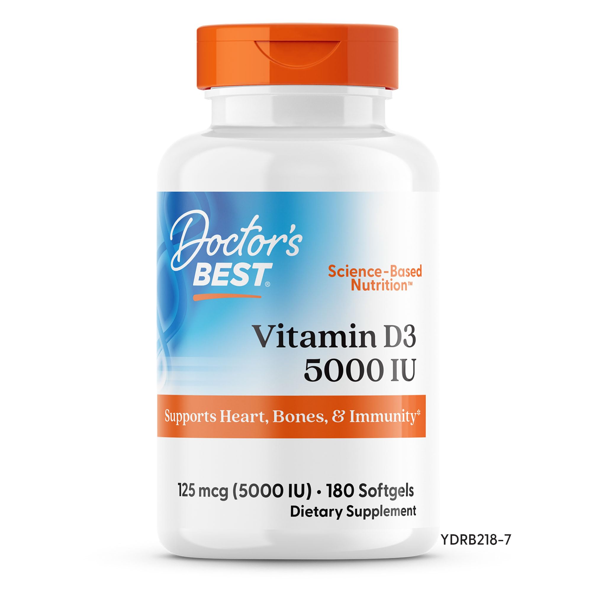 Foto 2 pulgar | Suplemento Doctor's Best De Vitamina D3 De 5000 Ui Para El Sistema Inmunitario Y Los Huesos - Venta Internacional.