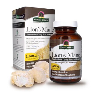 Foto 1 | Suplemento Nature's Answer Lions Mane Mushroom 1500 Mg - Venta Internacional.