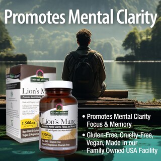 Foto 4 | Suplemento Nature's Answer Lions Mane Mushroom 1500 Mg - Venta Internacional.