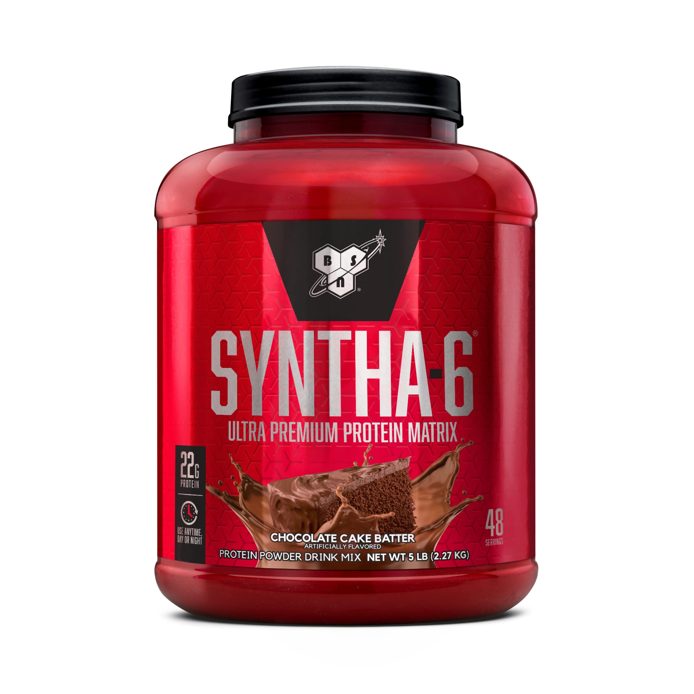 Masa De Pastel De Chocolate Bsn Syntha-6 Con Proteína En Polvo, 48 Porciones - Venta Internacional.