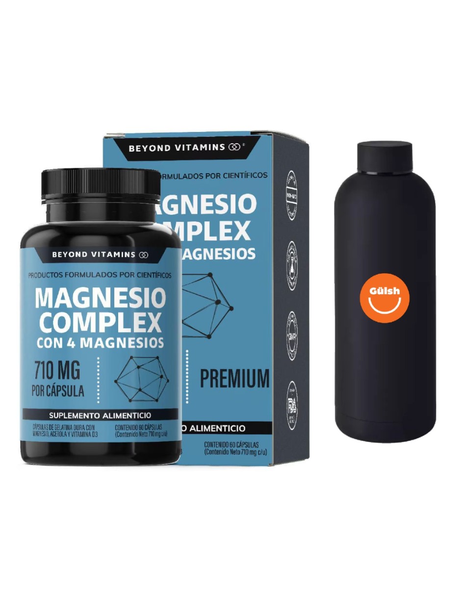 Foto 2 pulgar | Magnesio Complex 180 Cápsulas + Termo Güish Gratis