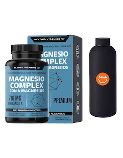 Foto 1 | Magnesio Complex 180 Cápsulas + Termo Güish Gratis