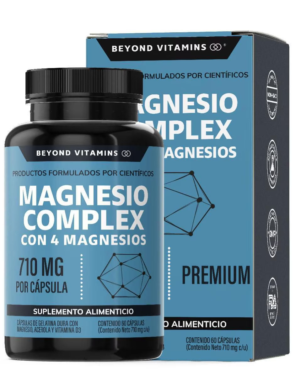 Foto 3 pulgar | Magnesio Complex 180 Cápsulas + Termo Güish Gratis
