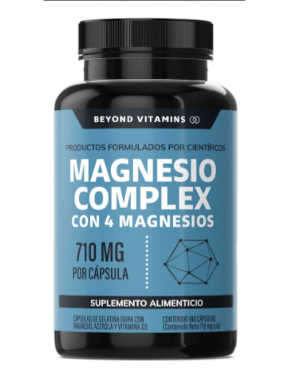Foto 4 pulgar | Magnesio Complex 180 Cápsulas + Termo Güish Gratis