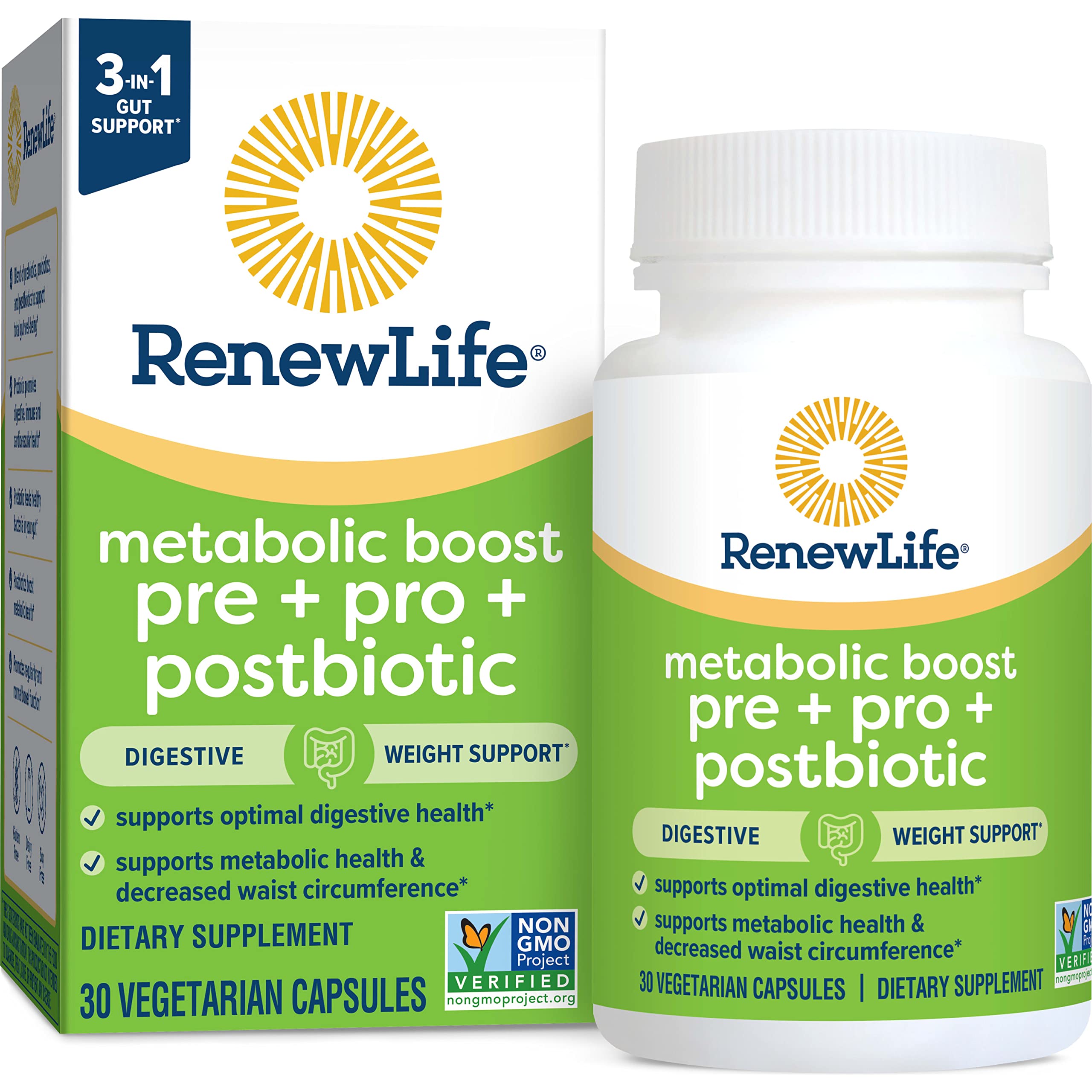 Foto 2 pulgar | Suplemento Renew Life Metabolic Boost 30 Cápsulas - Venta Internacional.