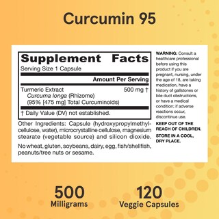 Foto 6 | Suplemento Jarrow Formulas Curcumin 95 500 Mg 120 Cápsulas - Venta Internacional.