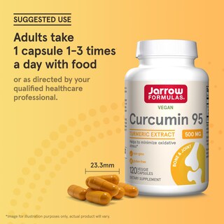 Foto 7 | Suplemento Jarrow Formulas Curcumin 95 500 Mg 120 Cápsulas - Venta Internacional.