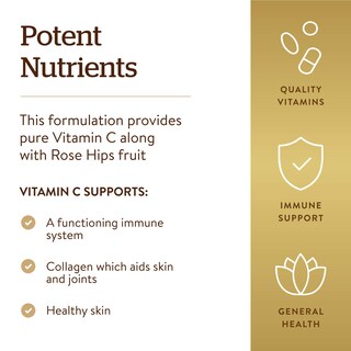 Foto 4 | Suplemento Solgar De Vitamina C 500 Mg Con Escaramujo 250 Comprimidos - Venta Internacional.