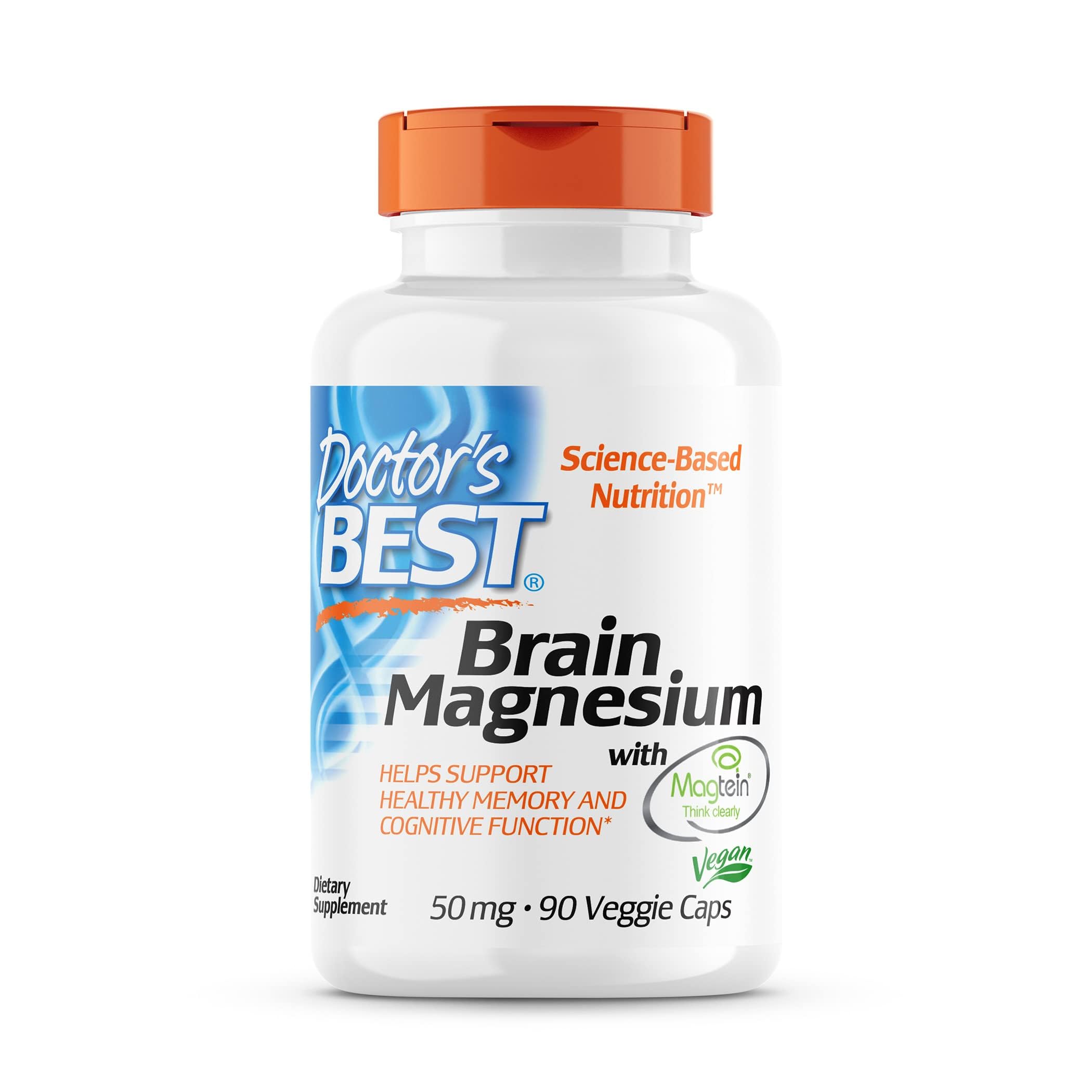 Foto 2 pulgar | Suplemento Doctor's Best Brain Magnesio 90 Cápsulas - Venta Internacional.
