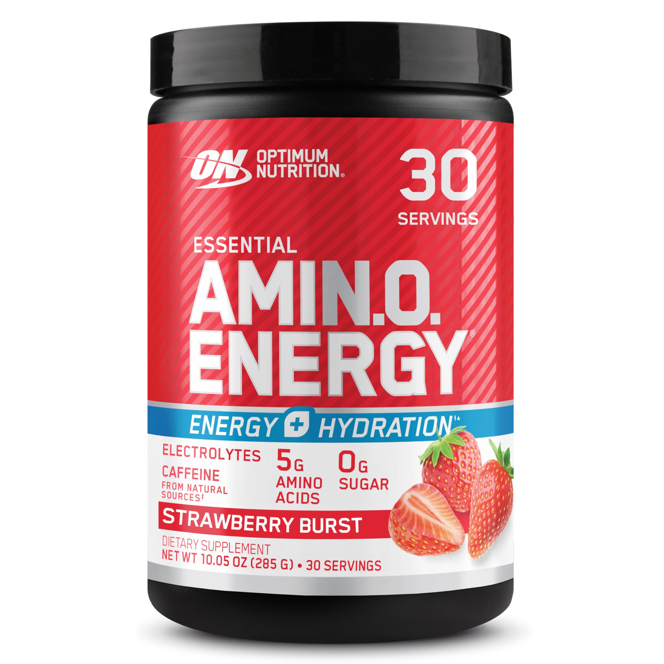 Foto 2 pulgar | Suplemento Optimum Nutrition Amino Energy Fresa 30 Dosis - Venta Internacional.