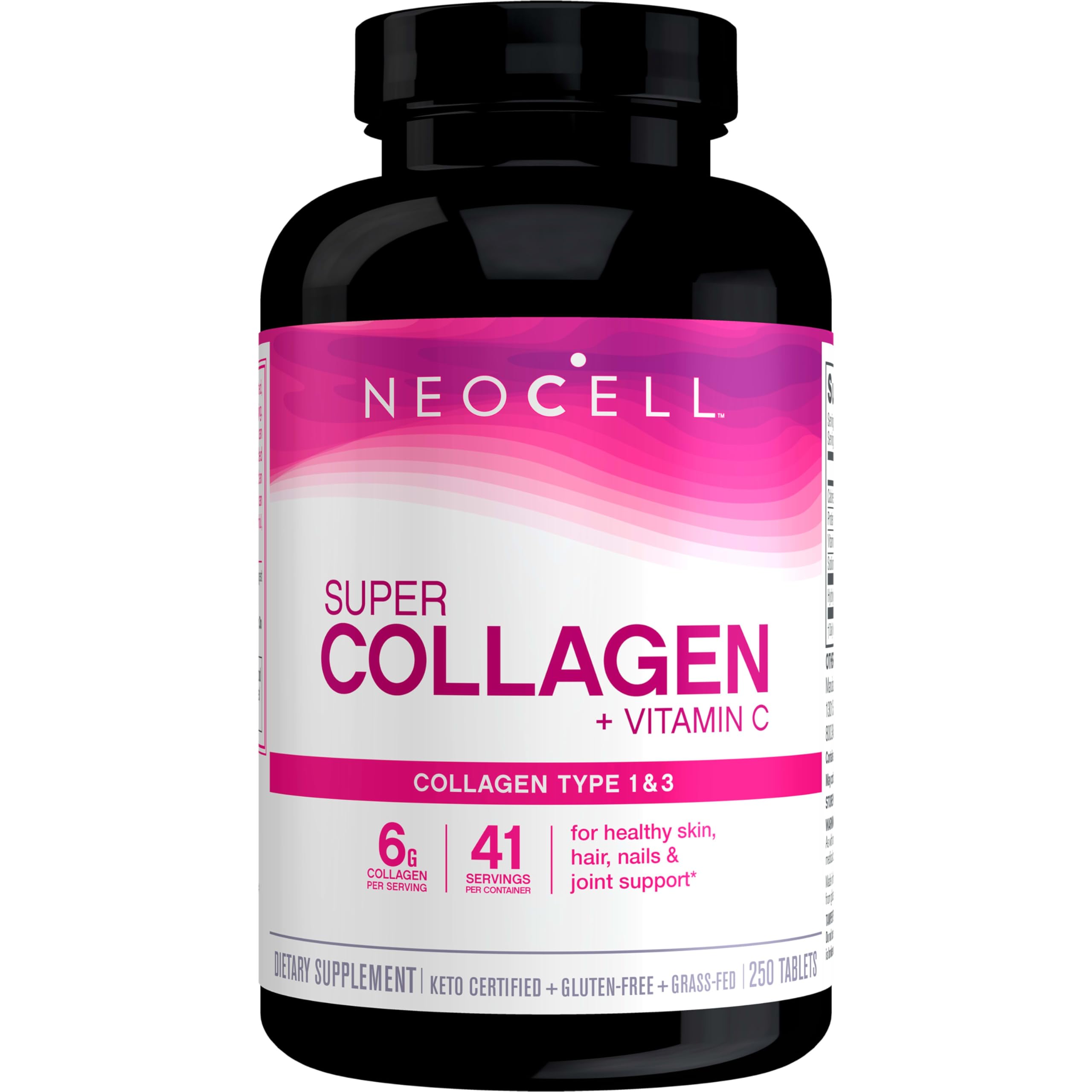 Suplemento Neocell Super Collagen C Tipo I Y Iii 250 Comprimidos - Venta Internacional.
