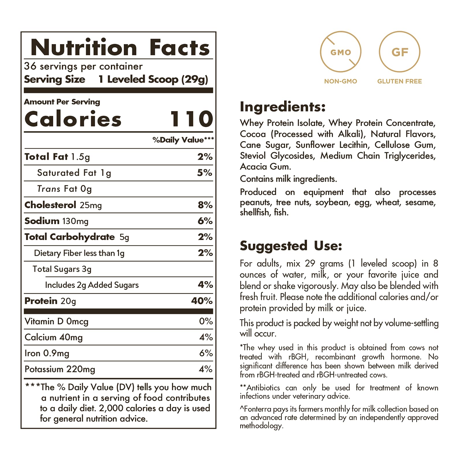 Foto 3 pulgar | Proteína En Polvo Solgar Grass Fed Whey To Go Chocolate, 1,04 Kg - Venta Internacional.