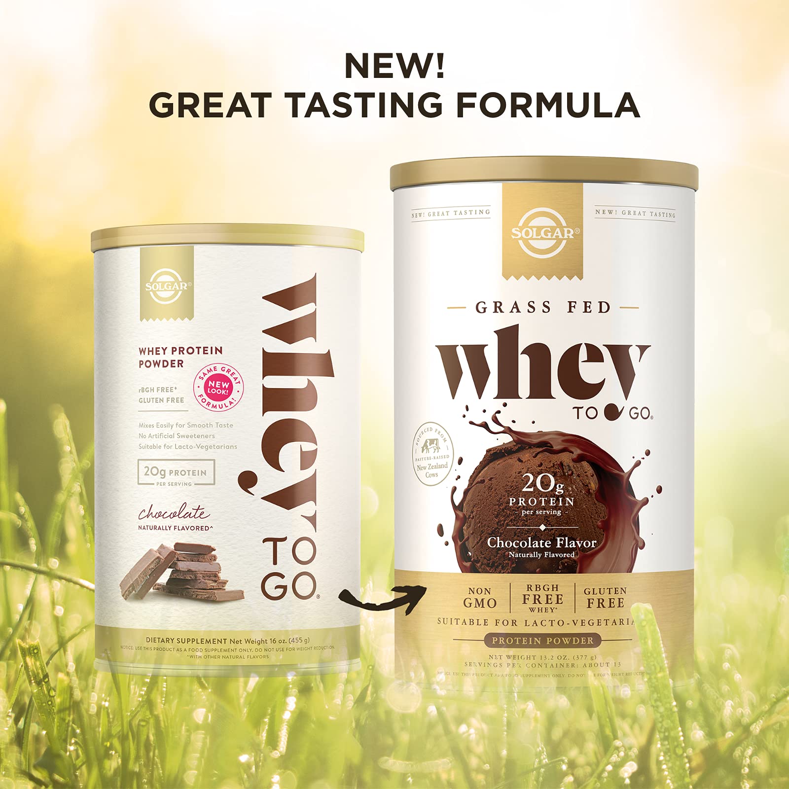 Foto 4 pulgar | Proteína En Polvo Solgar Grass Fed Whey To Go Chocolate, 1,04 Kg - Venta Internacional.