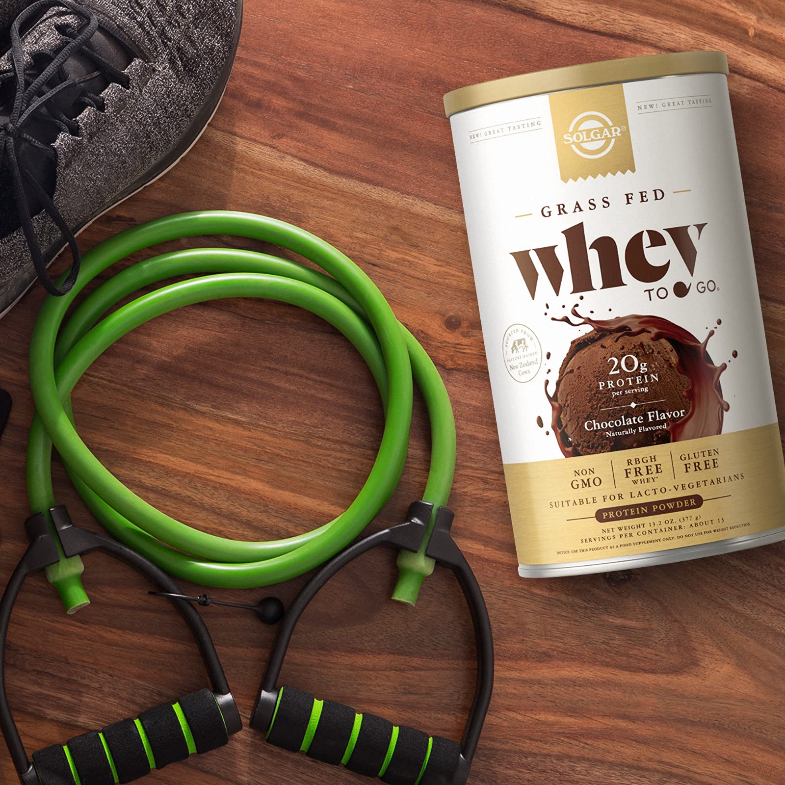 Foto 7 pulgar | Proteína En Polvo Solgar Grass Fed Whey To Go Chocolate, 1,04 Kg - Venta Internacional.
