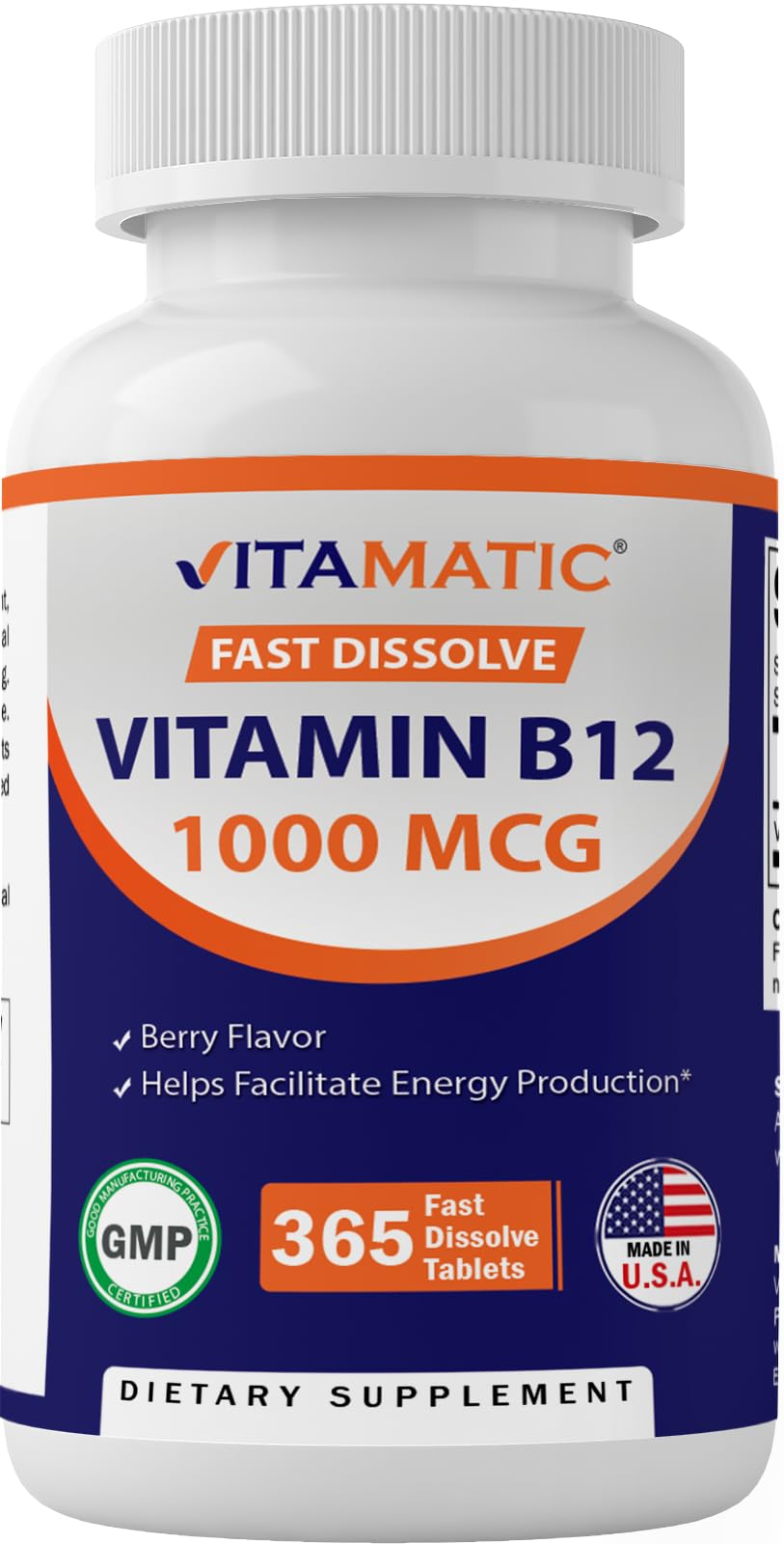 Foto 2 pulgar | Suplemento Bitamina B12 Vitamatic 365 Tabletas-Venta Internacional