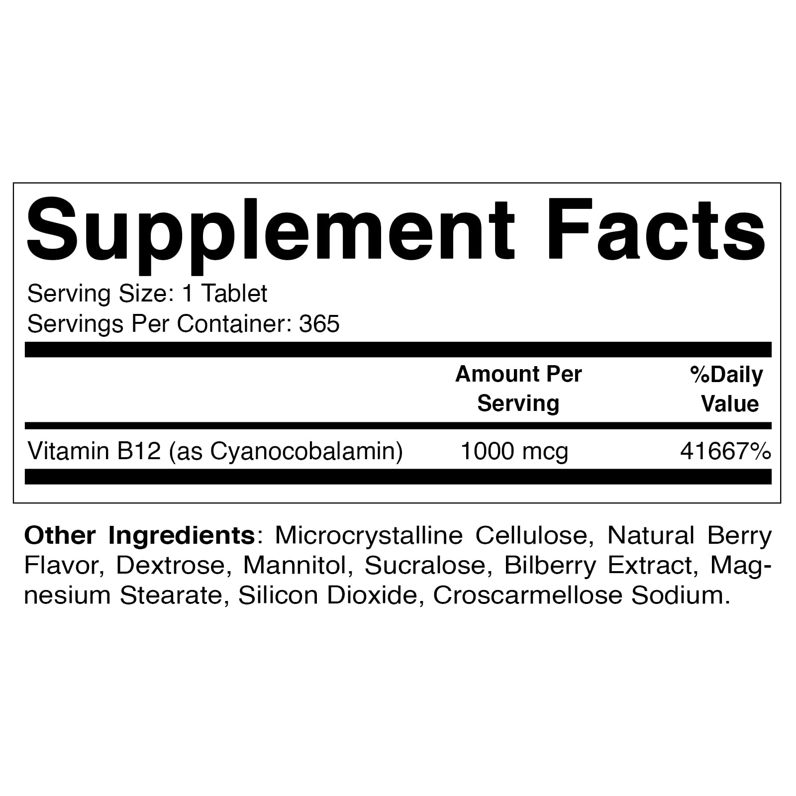 Foto 3 pulgar | Suplemento Bitamina B12 Vitamatic 365 Tabletas-Venta Internacional