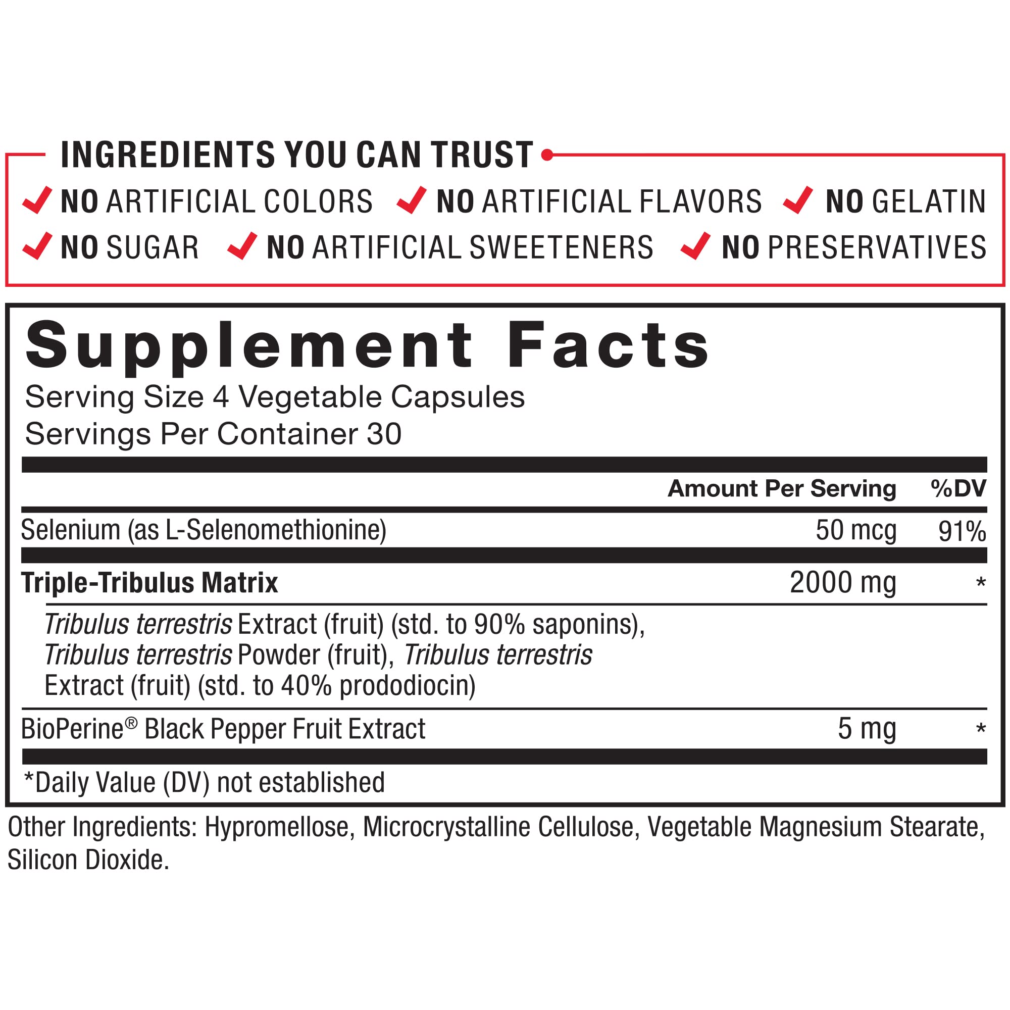 Foto 6 pulgar | Suplemento Force Factor Tribulus Terrestris Max 2000 Mg - Venta Internacional