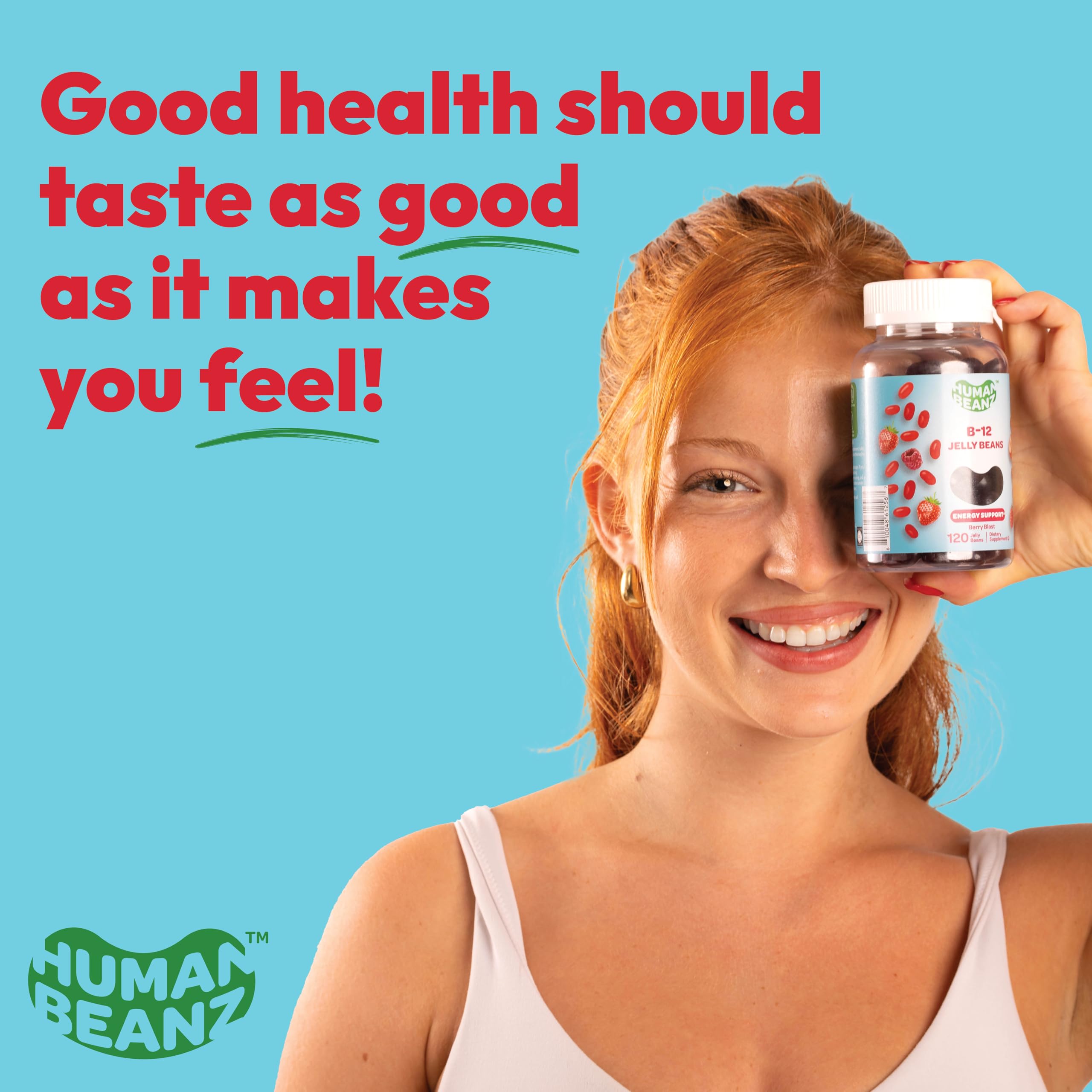 Foto 7 pulgar | Suplemento Vitamina B12 Metilada Human Beanz 120 Gomitas - Venta Internacional