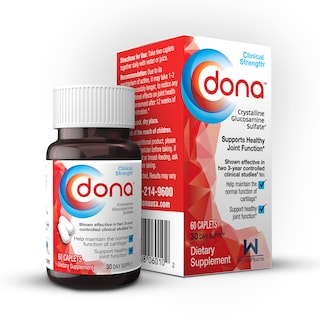 Foto 1 | Suplemento Sulfato De Glucosamina Cristalino Dona 60 Tabletas-Venta Internacional
