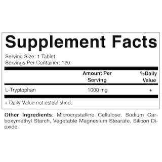 Foto 2 | Suplemento L-triptófano Vitamatic 120 Tabletas-Venta Internacional