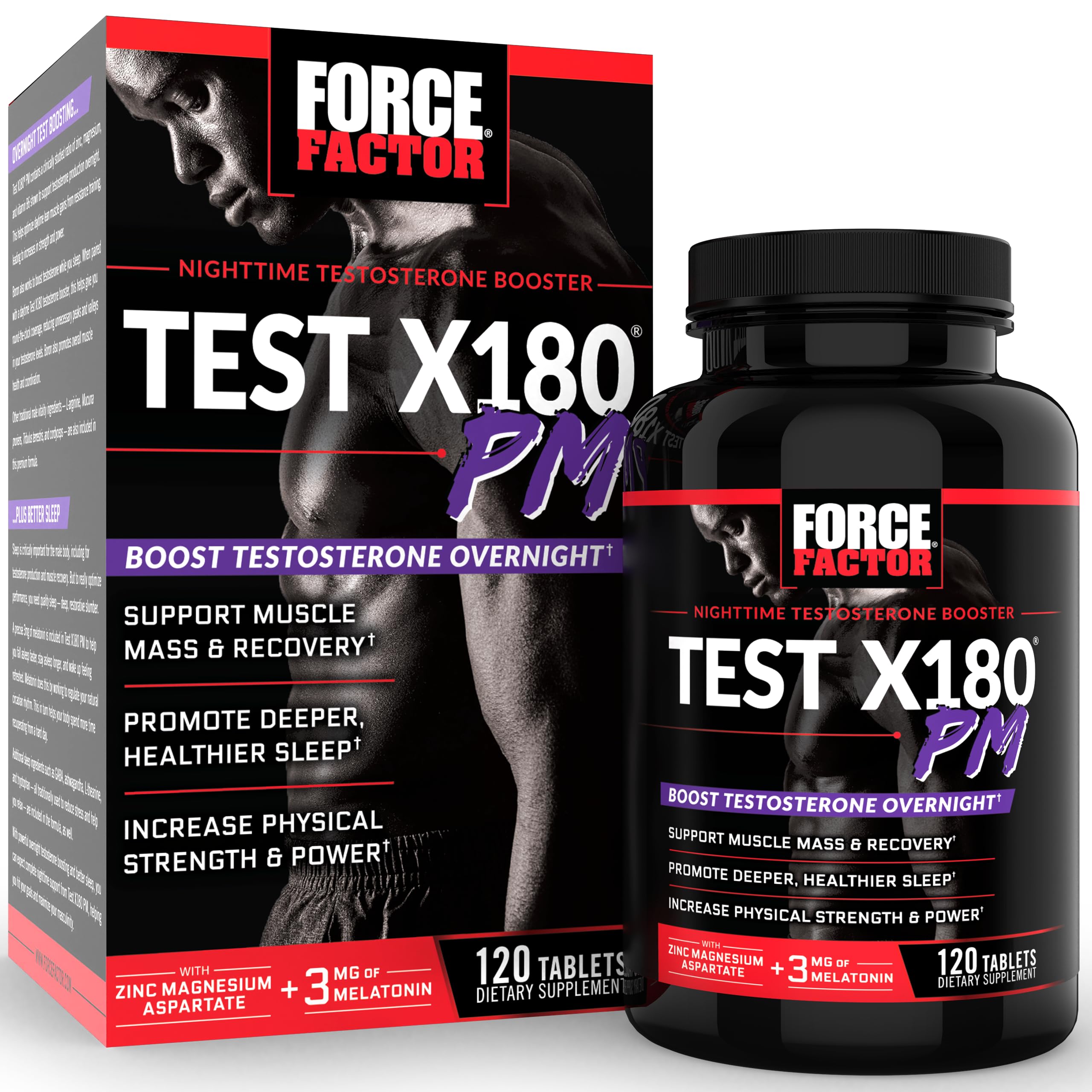 Foto 2 pulgar | Prueba de Factor de Fuerza  X180 Pm 120 Tabletas - Venta Internacional