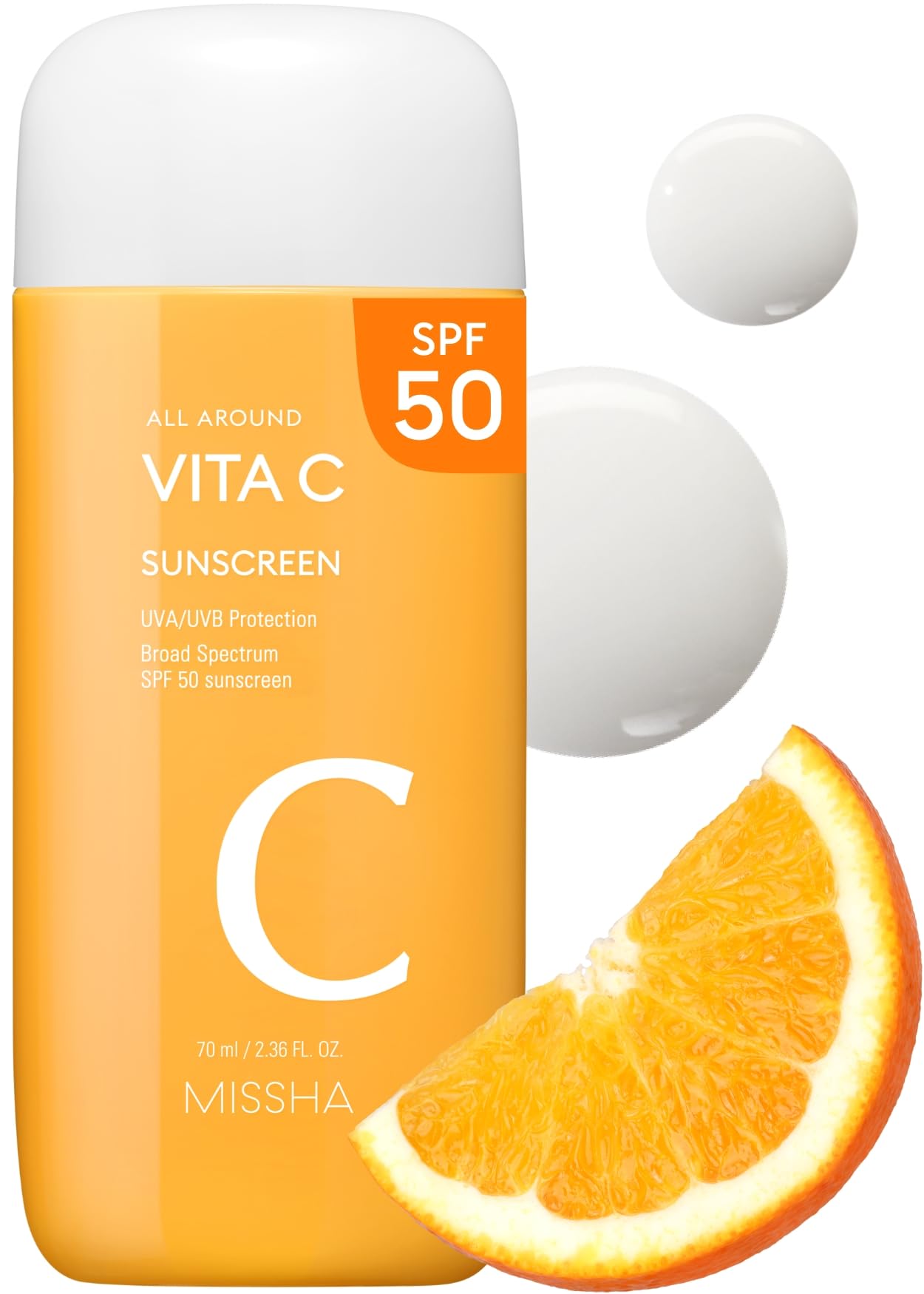 Foto 2 pulgar | Protector Solar Missha All Around Vita C Spf 50 70 Ml - Venta Internacional.