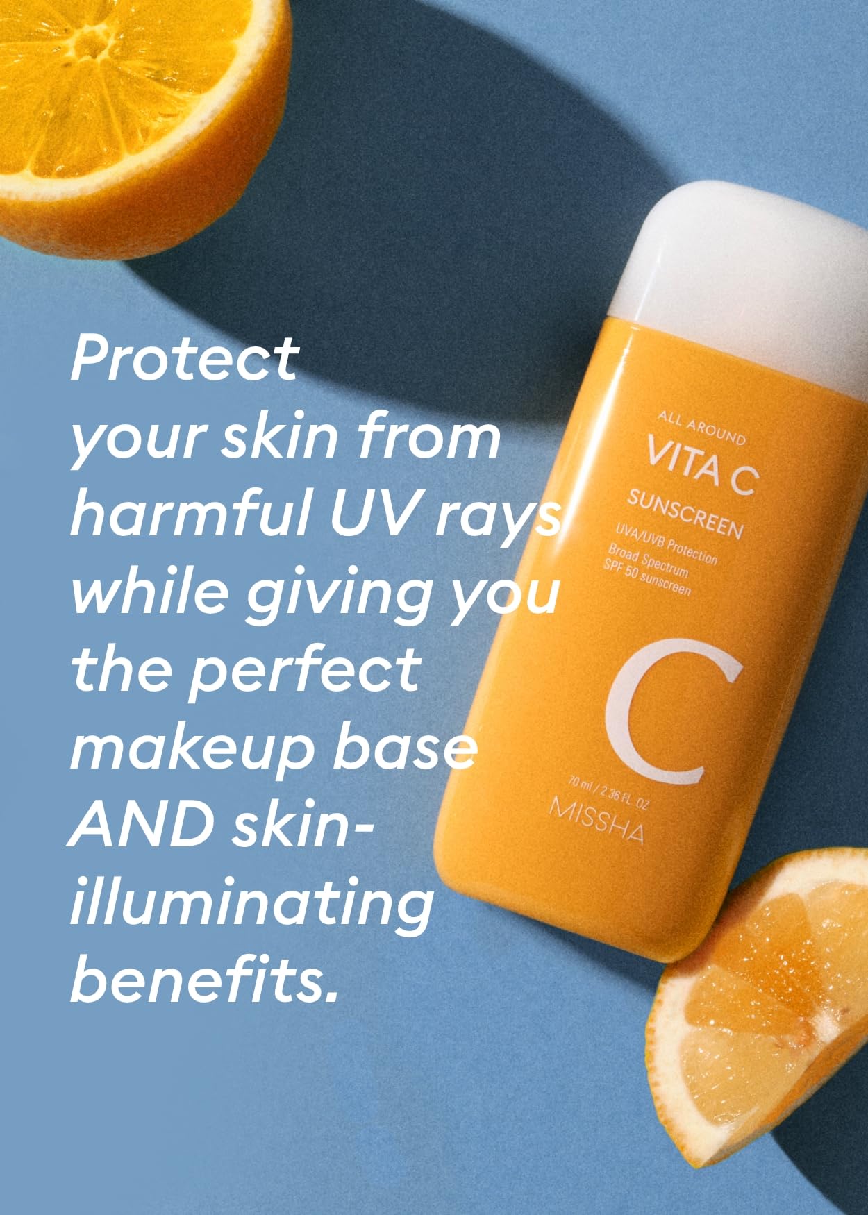 Foto 6 | Protector Solar Missha All Around Vita C Spf 50 70 Ml - Venta Internacional.